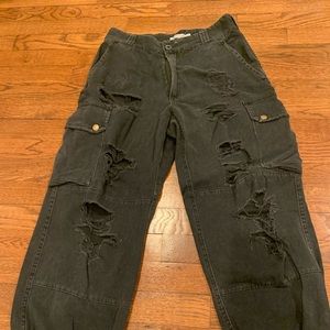LF Carmar black jogger pants
